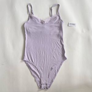 Old Navy Lace Lavender Bodysuit